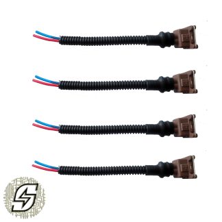 سوکت دو فیش همه کاره رنگی قهوه ای